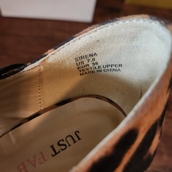 Leopard Platform Heels - Picture 7 of 7